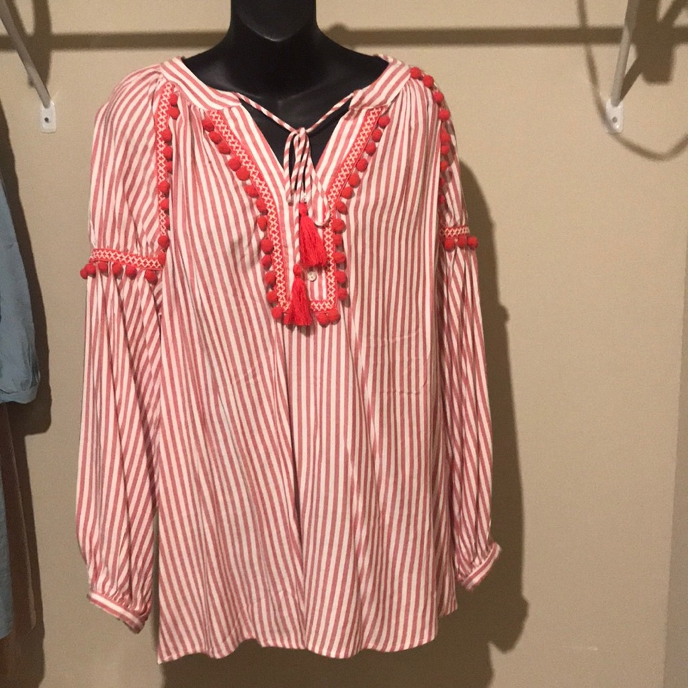 Pink PomPom Tunic
